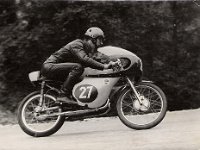 Springer Herbert Bergrennen Gresten 1970 8. Platz mit Puch Eigenbau doppelmopedmotor 98ccm