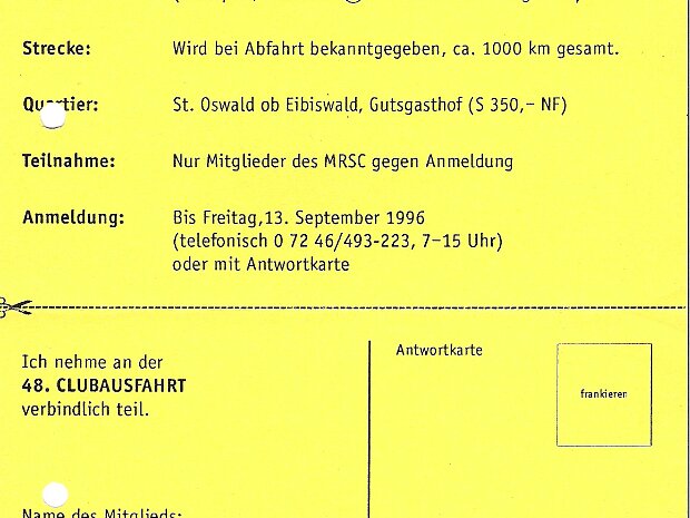 48. CA Herbst 1996 Südsteiermark Slowenien